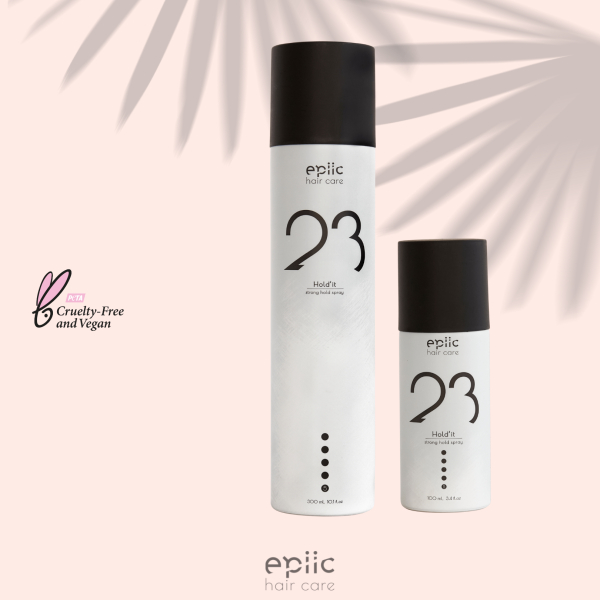 epiic hair spray strong hold rejsestørrelse 100 ml