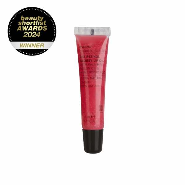 Evolve Bio-Retinol Glossy Lip Oil, 15 ml