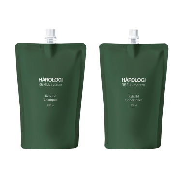 Hårologi Rebuild Refill pleje pakke shampoo + balsam Hårologi Rebuild Refill pleje pakke shampoo + balsam