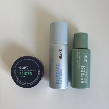 Dry shampoo, voks og shampoo