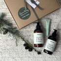 Gaveæske med Hårologi hand and body og lip balm