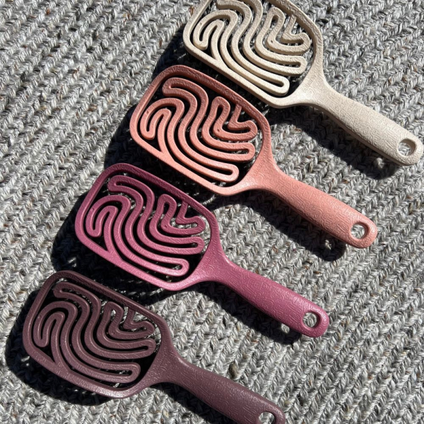 Nordic Bio Brush Paddle med Naturhår