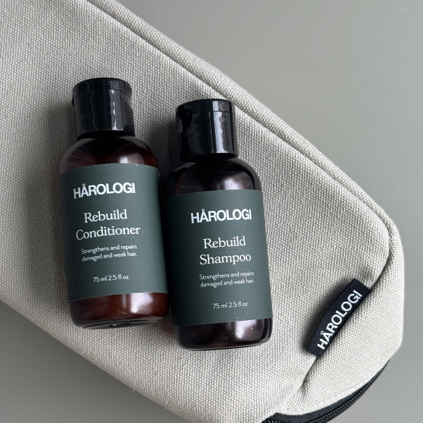 Hårologi Rebuild Mini Plejepakke – Shampoo + Conditioner