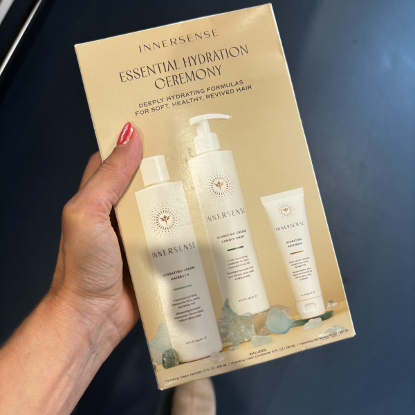 Innersense Hydrate shampoo plus conditioner og travel maske