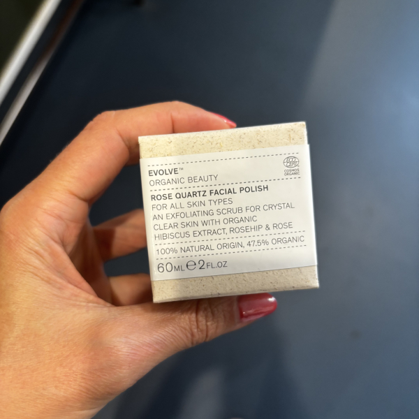 Evolve Rose Quartz facial polish