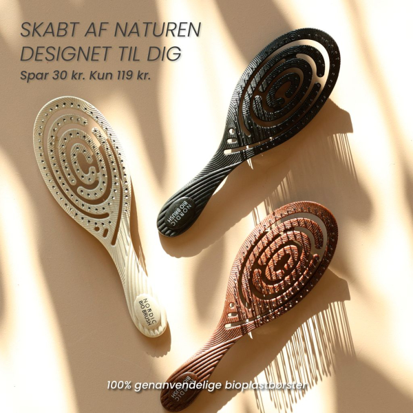 Nordic Bio Brush Oval Coconut 