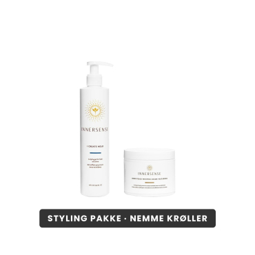 Nemme krøller · Innersense styling pakke med kun 2 produkter